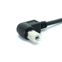 90-Grad-USB-B-Druckerkabel USB2.0 A-Stecker auf B-Stecker Datenübertragungs- und Ladekabel