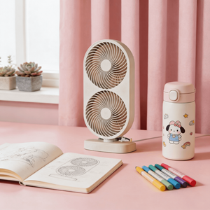 <span class=keywords><strong>Ventilateur</strong></span> de bureau portable multi-couleurs à double <span class=keywords><strong>ventilateur</strong></span> avec un vent puissant et un faible niveau de bruit pour les véhicules récréatifs et l'usage commercial - Product Image 3