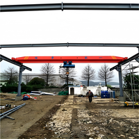 Pont roulant monopoutre 32t à commande PLC avec palan électrique motorisé pour levage en atelier de petite taille