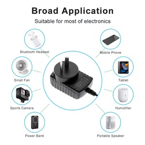 Adaptador de corriente 5V 2A 10W DC adattatore per telecamera di sicurezza Baby Monitor Scanner TV Box - Product Image 5