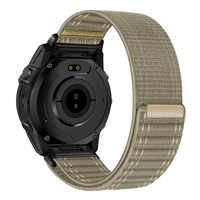 Bracelets de montre QuickFit en nylon à boucle vague océanique OEM en gros, accessoires de remplacement pour bracelets de sport Garmin Fenix 8 7 Pro