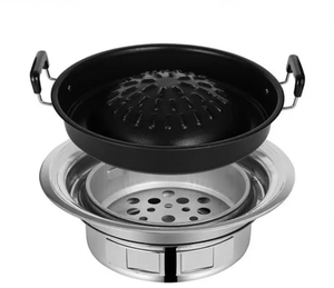 หม้อปิ้งย่างและหม้อสุกี้อลูมิเนียมขายดีสำหรับประเทศไทยและลาว - Product Image 1