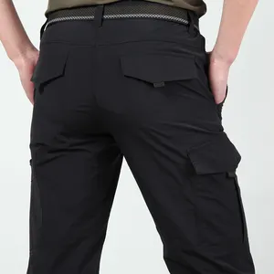 Quick Dry Pants Hiking Trousers Cargo Pants Men Tactical Pants with Pockets New Breathable Outdoor Sports Cotton Custom Nonwoven