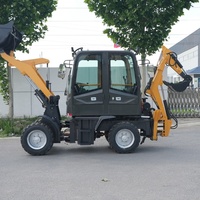 Backhoe Loader dengan Kemudi Crab Steering, Hydraulic Hammer, dan Kabin Tertutup untuk Pekerjaan Penggalian dan Pemuatan