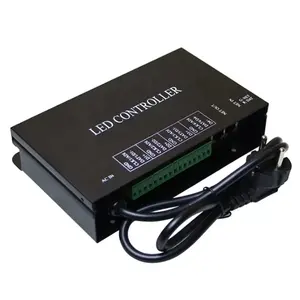 LED DVI H802RA DMX512 Artnet Koneksi Ethernet DMX Led Controller Dukungan DMX512 UCS512 UCS1903 WS2811 SK6812 APA102