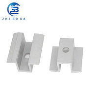 Abrazadera Solar ZhiBoDa de Aleación de Aluminio para Techo, Instalación Rápida, Duradera, Anticorrosión, Accesorios Fotovoltaicos