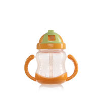 Bouteille d'eau pour enfants sans Bpa Creative Cute Cartoon Baby Feeding Sippy Cup Bouteille d'eau portable étanche pour les enfants