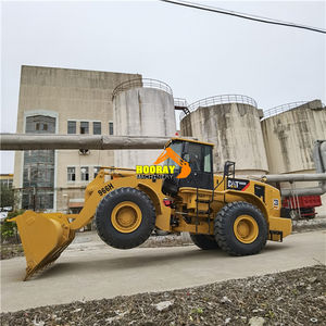 Chargeuse-pelleteuse CAT 966H d'occasion de marque japonaise avec moteur Caterpillar et roulement, capacité nominale de 6 tonnes, faible nombre d'heures de travail, modèle 2020 - Product Image 2