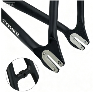 Ensemble de <span class=keywords><strong>cadre</strong></span> de vélo à vitesse fixe en aluminium CYPHER AL6061 700C pour vélo de piste avec fourche entièrement en fibre de carbone - Product Image 5