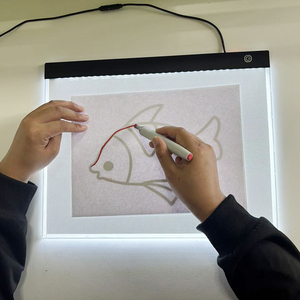 Ensemble de tablette lumineuse A3LED, combinaison de pinceau, clip, <span class=keywords><strong>livre</strong></span> d'images, peinture, éclaircissement, boîte à lumière à intensité variable, vente directe d'usine - Product Image 6