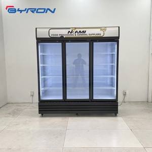 Enfriador de Bebidas Vertical de Bajo Consumo, Refrigerador Comercial para Bebidas, para Tiendas Comunitarias, Campus, Almacenamiento de Agua Fría LC Gla - Product Image 3