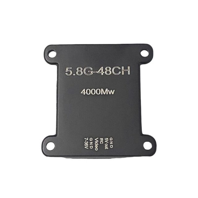 5.8G 4W FPV Video Transmitter Metal VTX with Long Range and MMCX Connector for Remote Control UAV