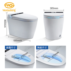 <strong>Flash</strong> Sale Price Intelligent Smart <strong>Toilet</strong> and Bidet With Seat in White - Product Image 6