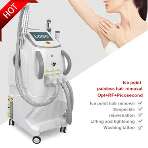 3 In1 Hair Remove Picosecond 1064 755 532nm Tattoo Pigment Scar Removal Radio Frequency Skin Rejuvenation Vertical Device