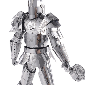 Puzzle 3D en métal Piececool <span class=keywords><strong>Black</strong></span> Knight, assemblage DIY, modèle de figurine d'armure moderne, impression UV, décoration de bureau, cadeau de collection - Product Image 5