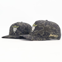 Casquette Hip Hop personnalisée à 5 panneaux, visière plate, respirante, perforée au laser, performance, snapback, camouflage, sport, pour homme et femme