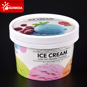 Sunkea sữa chua kem cốc giấy biểu tượng tùy chỉnh phim hoạt hình sữa chua thạch nước trái cây sinh tố bằng Cháo Milkshake kem trái cây giá rẻ - Product Image 3