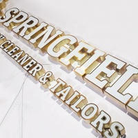 Enseigne en acier inoxydable personnalisée 3D avec logo Signalisation d'entreprise avec lettres pour canal éclairé en façade Enseigne à LED d'extérieur pour magasin