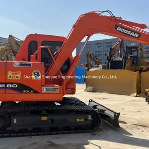 Miniexcavadora Usada Doosan DH80 de Bajo Precio y Alta Calidad, Maquinaria para Movimiento de Tierras, Equipo de Construcción, Excavadoras Doosan 55 60 80 - Product Image 2