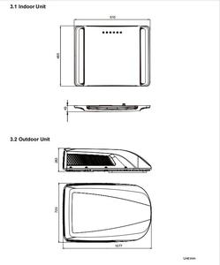 Climatiseur de toit pour <span class=keywords><strong>caravane</strong></span> - Fréquence variable R32 3,5 kW RV électrique avec WIFI - Product Image 4