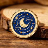 Vintage Weltraum-Metall-Anstecknadeln Personalisierte Emaille-Astronomie-Abzeichen für Wissenschafts-Souvenirs, Sammlerstücke und Geschenke