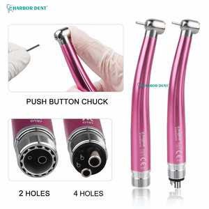 Turbina Dental de Alta Velocidad con Botón de Presión, 2/4 Orificios, con Spray de Agua Individual, Venta al por Mayor Directa de Fábrica - Product Image 3