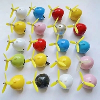 CQHZJ Canard Jaune Petit et Robuste, Canard Noir et Rose, Canard Moto avec Casque pour Voiture et Vélo