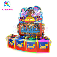 Installation de parc d'attractions Jeu vidéo Jeux à pièces Quatre personnes Machine de jeu d'arcade de tir au pistolet
