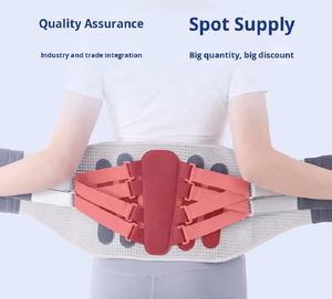 <span class=keywords><strong>Ceinture</strong></span> de soutien lombaire thermosoudée élargie pour compression discale, fixation pour sports, fitness, haltérophilie et squats - Product Image 4