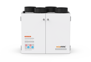 Unité de ventilation à récupération de chaleur murale verticale MIA 350m3/h <span class=keywords><strong>VMC</strong></span> à double flux avec contrôle à distance par application - Product Image 2
