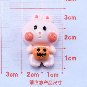 Halloween dễ thương bí ngô quyến rũ DIY Vườn giày hoa Nguồn cung cấp tóc phụ kiện rác điện thoại trường hợp trang trí - Product Image 5