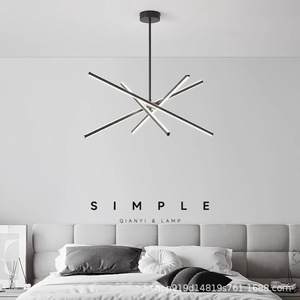 2023 All-Copper Nordic Style High-End Luxury Living Room Chandelier Elegant Simple Design for Home <b>Dining</b> Room Pendant <b>Lights</b> - Product Image 5
