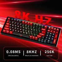 Custom Service OEM/ODM 98% Mechanical Keyboard Factory RGB Backlit Hot-swap Magnetic Switch Gaming Keyboard Wired