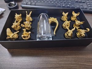 Bộ bình rượu whisky thủy tinh borosilicat cao cấp hình cung hoàng đạo Trung Quốc, món quà sang trọng nhất - Product Image 4