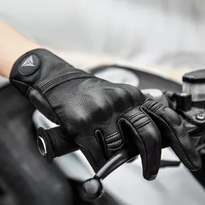 Motowolf Custom Made Touch Screen 4 Seasons Motorcycle Girls Driving Leather Gloves Waterproof