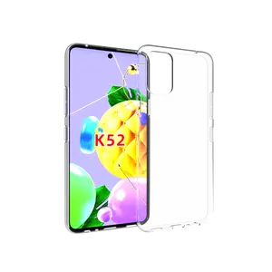 Anti shock crystal clear silicone phone case TPU protective cover for LG K52 K42 K92 armor case for LG K51 K51S K22 K61