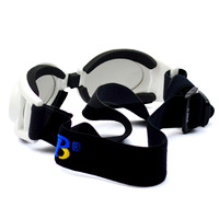 Lunettes de soleil UV cool pour animaux de compagnie pour chiens Imperméables Motif solide Accessoires pour animaux de compagnie Lunettes de protection pour l'été l'hiver le printemps l'automne