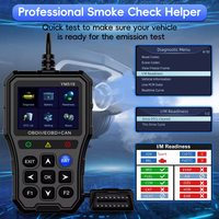 Herramienta de diagnóstico OBD2 YM519, lector de código de coche multilingüe con Cables de Audio y vídeo, comprobación del sistema del motor, escáner de fallas, probador de batería