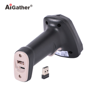 Escáner de código de barras USB inalámbrico 2D AiGather de mano BT, compatible con QR/Data Matrix para IOS/ Android, a la venta, a la venta