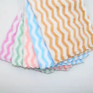 35gsm 40gsm super absorvente onda impressão spunlace não tecido limpeza pano descartável cozinha toalhetes