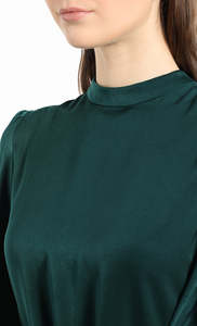 SIPO Malaysia-Conjunto de Top y pantalones de dos piezas para mujer musulmana, caftán informal, elegante y modesto, 2 unidades - Product Image 2