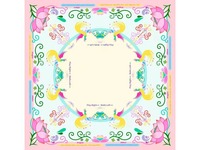 Alas Mahjong Motif Singer Berbahan Neoprena Ukuran 31.5 inci*31.5 inci, Populer untuk Permainan Mahjong Amerika & Poker, Tersedia dalam Stok