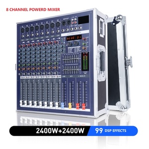 8 kênh 2400W * 2 Powered Máy xay sinh tố 99dsp + USB ++ ghi âm + MP3 Reverb Profesional Powered âm nhạc giao diện điều khiển hệ thống âm thanh - Product Image 4
