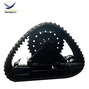 Custom 3tons rubber track undercarriage for Triangle-type tractor farm machinery from China YIKANG company