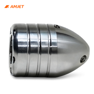 Ugello Multifunzione AMJET <span class=keywords><strong>Fai</strong></span>-<span class=keywords><strong>da</strong></span>-<span class=keywords><strong>te</strong></span> in Acciaio Inossidabile 100-200mm con Nuclei Intercambiabili e Modelli di Getto Personalizzabili per Tubazioni Fognarie - Product Image 3