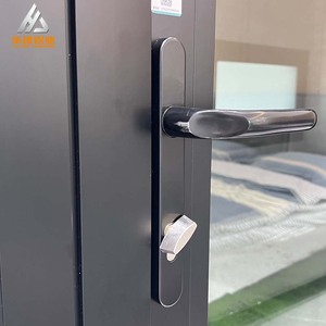 Modern Style Coastal Home Entry <strong>Doors</strong> Premium Hurricane-Resistant Double Glass Aluminum Swinging Exterior Shutters - Product Image 4