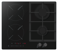 Cuisinière à gaz et électrique à panneau en acier inoxydable à 5 brûleurs pour appareil électrique de cuisine domestique