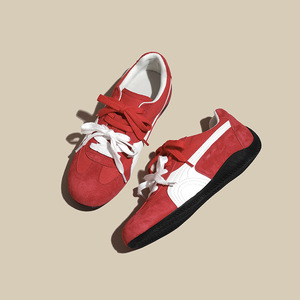 รองเท้าผ้าใบ Ankola Red Casual Trainers 2026 รุ่น Retro สวมใส่สบาย ระบายอากาศได้ดี สองสี ทำจาก PU สำหรับผู้หญิง สไตล์ Forrest Gump - Product Image 4