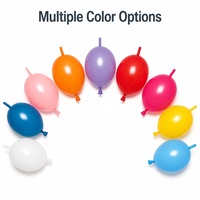 Ballon en latex coloré de 12 pouces à queue rapide, décoratif, pour fête d'anniversaire, article de décoration pour anniversaire, vente en gros