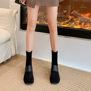 ส้นสูงปานกลางแบบเรียบง่ายกันน้ำกันลื่น - Product Image 6